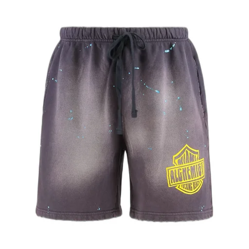 Paint-Splatter Bermuda Shorts