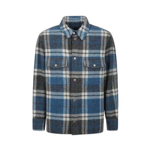 Checkered Button-Up Shirt