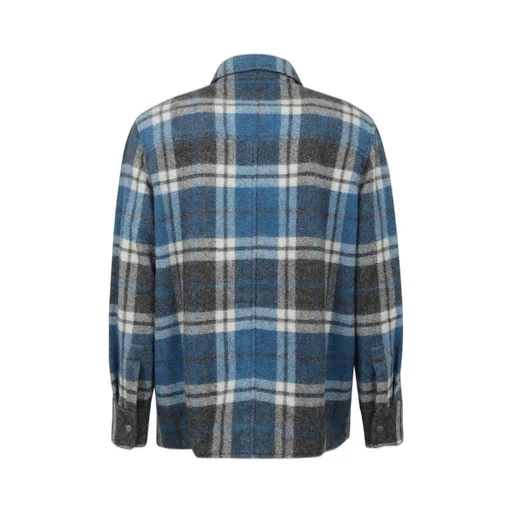 Checkered Button-Up Shirt