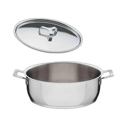 Two Handles With Lid Low Casserole
