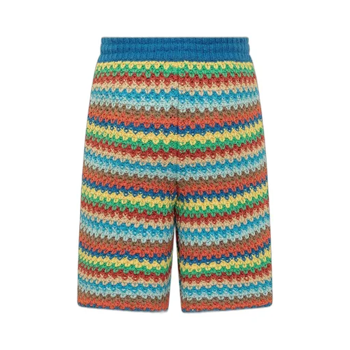 Over The Rainbow Knit Drawstring Shorts