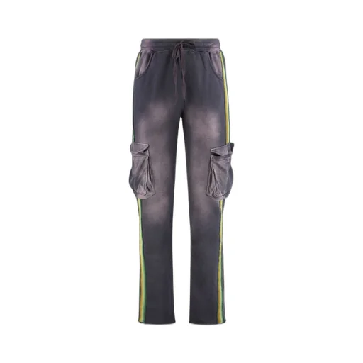 Frayed-Hem Cargo Pants