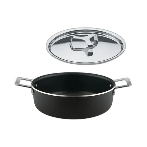 Two Handles With Lid Low Casserole