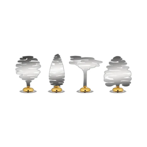 Pack Of 4 Barkplace Tree Place Markers