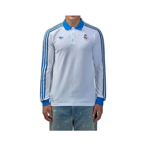 Real Madrid Terrace Icons Long Sleeve Polo Shirt