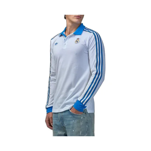 Real Madrid Terrace Icons Long Sleeve Polo Shirt