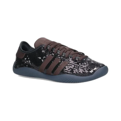 X Wales Bonner Sequinned Lace-Up Sneakers