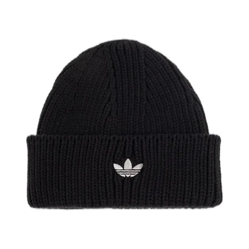 Logo Embroidered Ribbed Cap