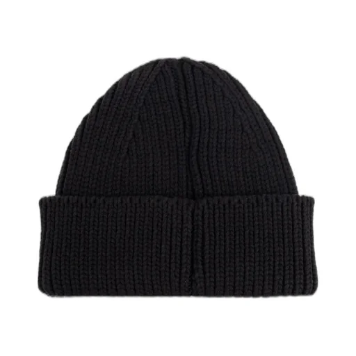 Logo Embroidered Ribbed Cap