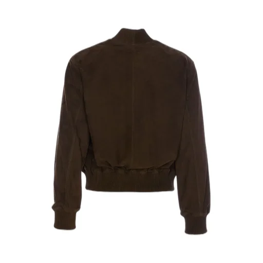 Logo Embroidered Zipped Jacket