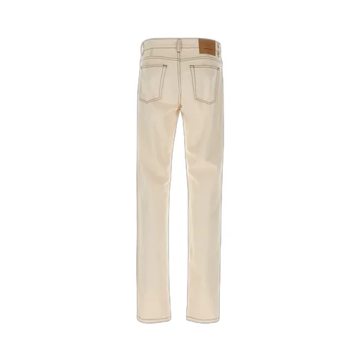 Logo Patch Straight-Leg Jeans