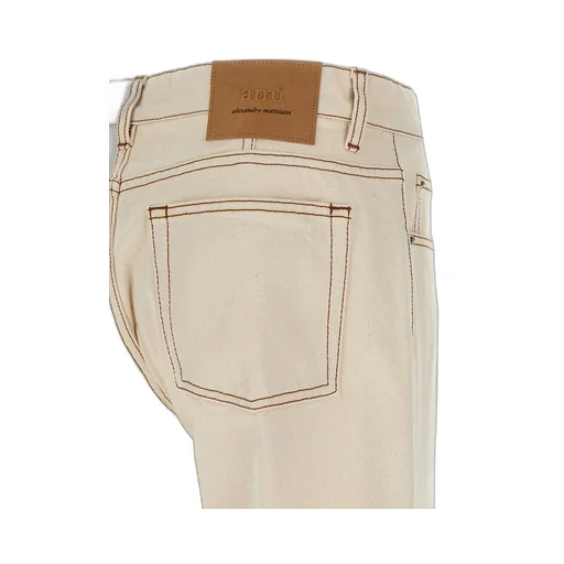 Logo Patch Straight-Leg Jeans