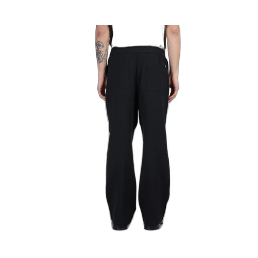 Logo Plaque Straight Leg Trousers