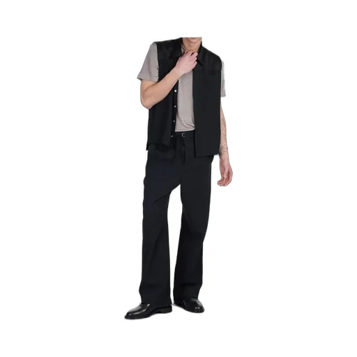 Logo Plaque Straight Leg Trousers