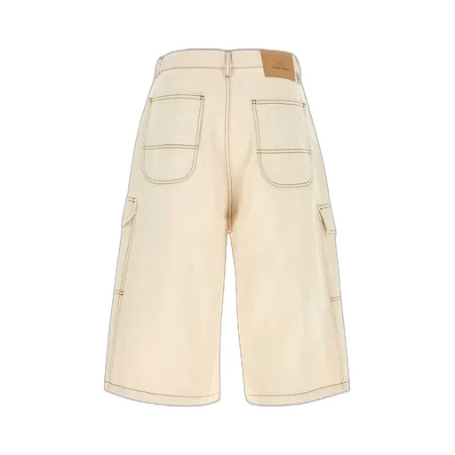 Wide-Leg Cargo Shorts