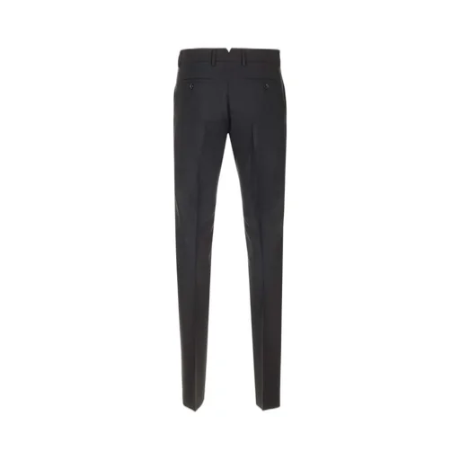 Low-Rise Tapered Leg Trousers