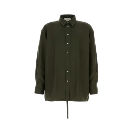 Back Slit Loose Shirt