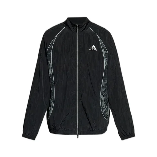 Logo Embroidered Zipped Windbreaker