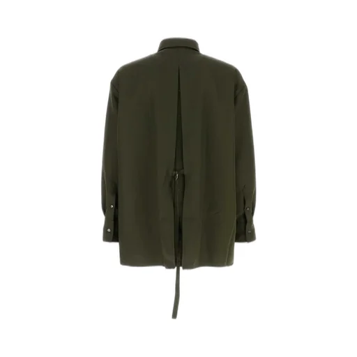 Back Slit Loose Shirt