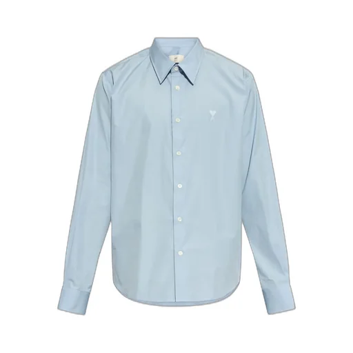 Ami De Coeur Logo Embroidered Long-Sleeved Shirt