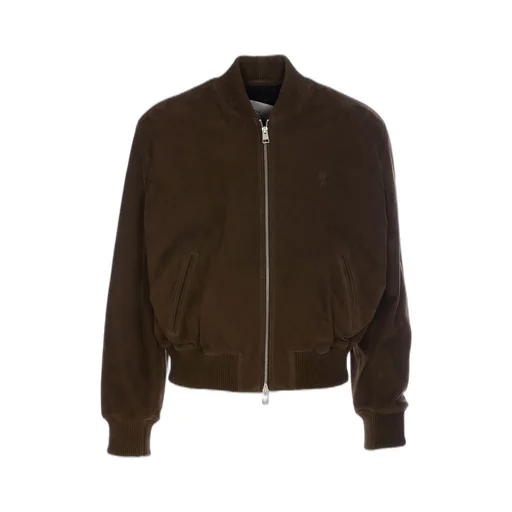 Logo Embroidered Zipped Jacket