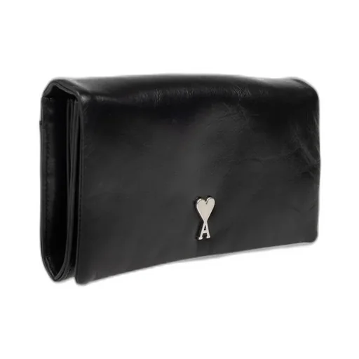 Ami De Coeur Logo-Plaque Foldover-Top Wallet