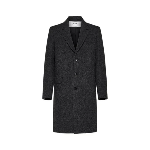 Single-Breasted Midi Coat