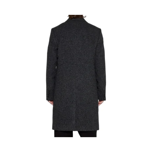 Single-Breasted Midi Coat