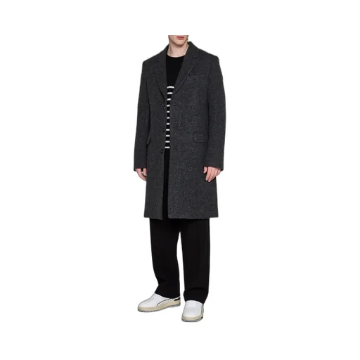 Single-Breasted Midi Coat