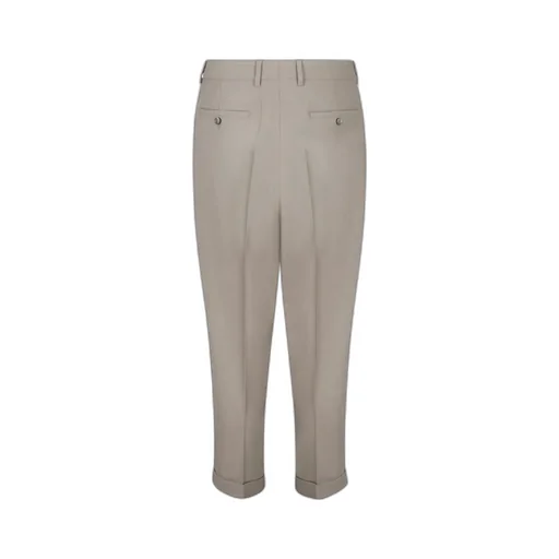 Pleat Detailed Tapered Trousers