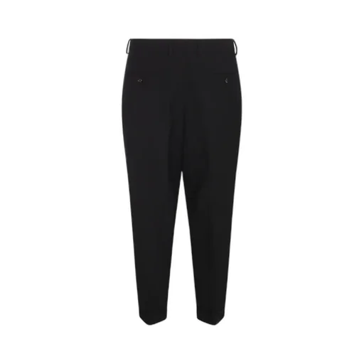 Pressed Crease Cropped Trousers