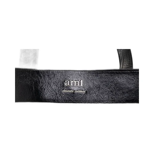 Logo Plaque Open Top Tote Bag
