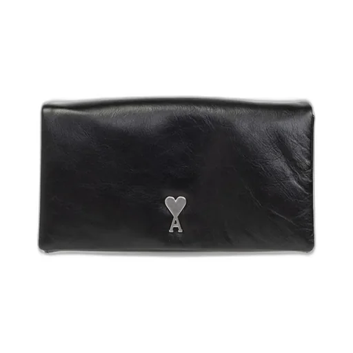 Ami De Coeur Logo-Plaque Foldover-Top Wallet