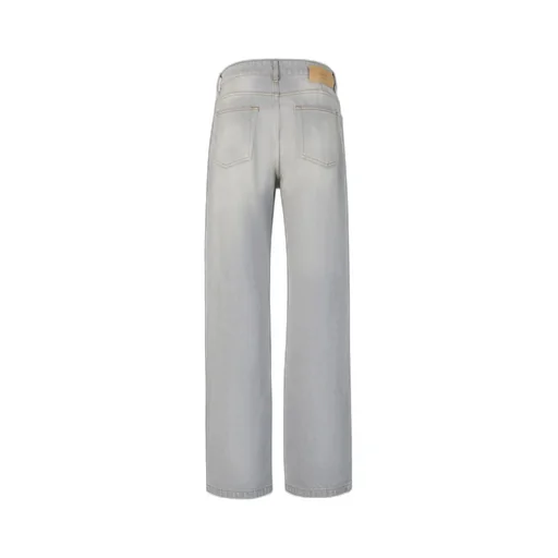 Logo Patch Straight-Leg Jeans