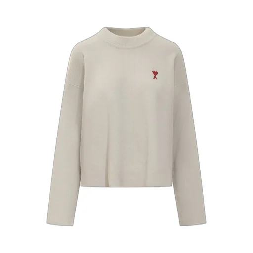 Ami De Coeur Logo Embroidered Knitted Jumper