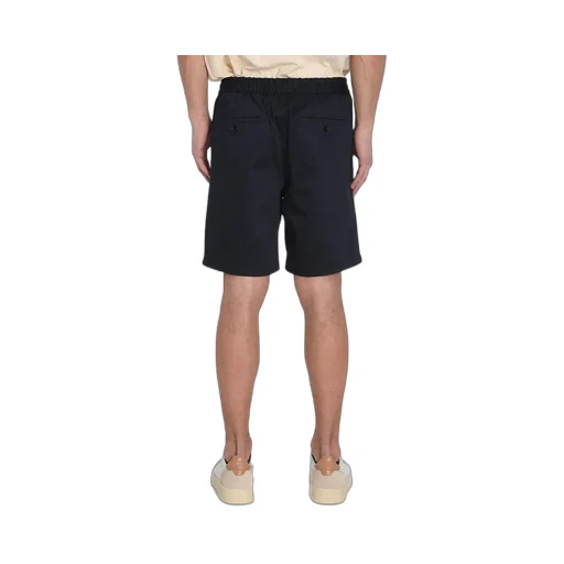 Elastic Waist Bermuda Shorts