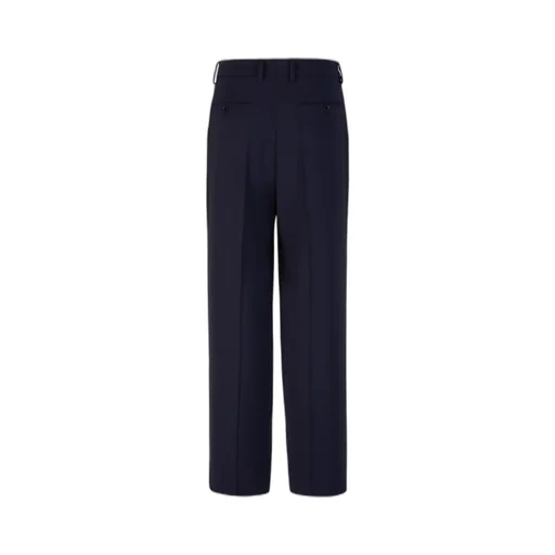 Straight-Leg Tailored Trousers