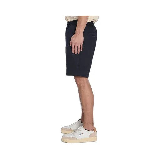 Elastic Waist Bermuda Shorts