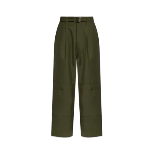Belted Loose-Fit Trousers
