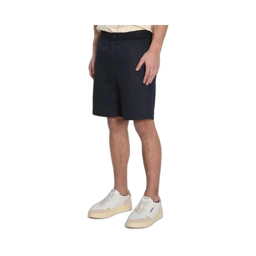 Elastic Waist Bermuda Shorts
