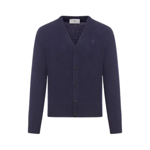 Logo Embroidered V-Neck Cardigan