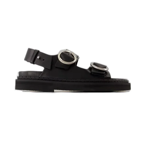 Buckle Detailed Fussbet Sandals