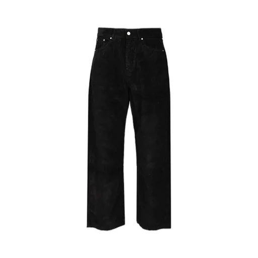Corduroy Flap-Fastening Pants