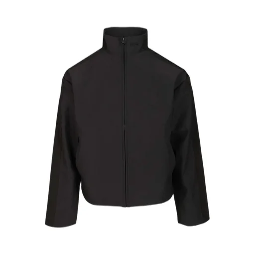 High-Collar Nylon Jacket