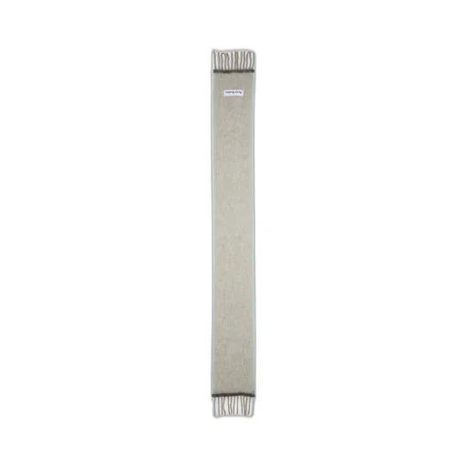 Logo Patch Fringed-Edge Scarf