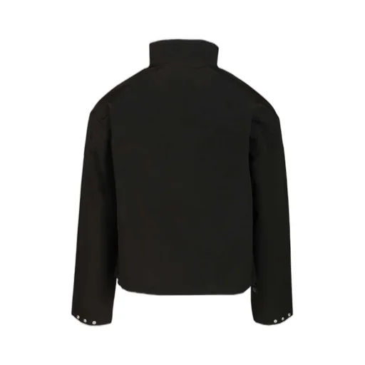 High-Collar Nylon Jacket