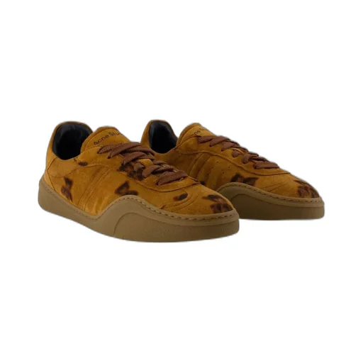 Round Toe Lace-Up Sneakers