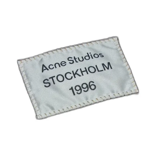 Logo Patch Fringed-Edge Scarf