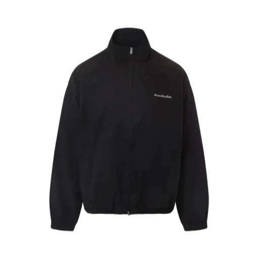 Logo Printed Zip-Up Jacket