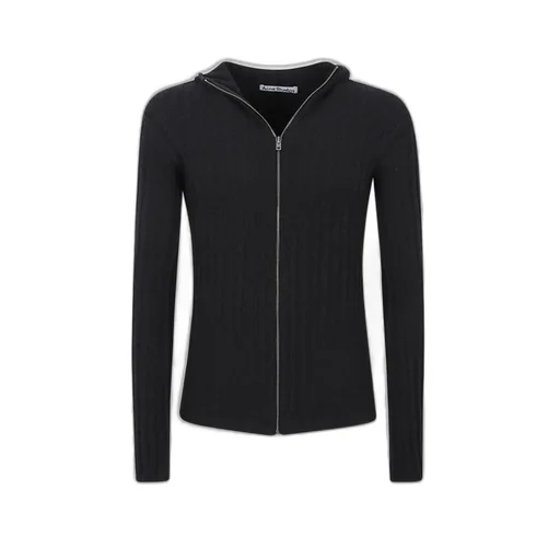Zip-Up Hooded Cardigan